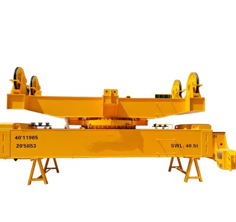 Container Spreader แบบ Telescopic ยกคู่ ไฮดรอลิก (20 ฟุต-45 ฟุต)