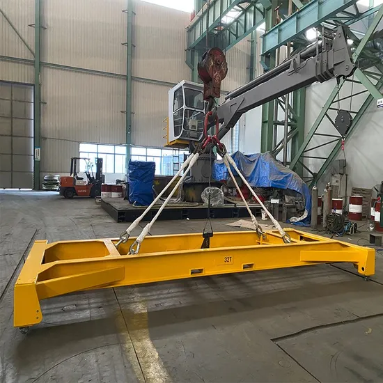 Telescopic Container Spreader for Heavy Lifting Equipment